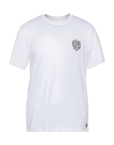 Shop Element Man T-shirt White Size Xs Organic Cotton