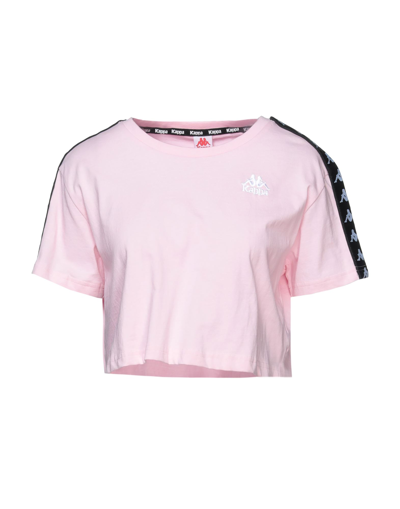 Shop Kappa Woman T-shirt Pink Size Xl Cotton