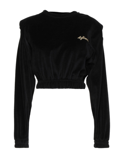 Shop 4giveness Woman Sweatshirt Black Size L Cotton, Polyester