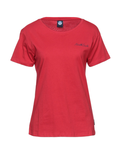 Shop North Sails Woman T-shirt Red Size Xs Cotton