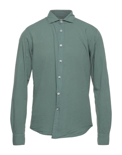 Shop Ghirardelli Man Shirt Sage Green Size 15 Cotton