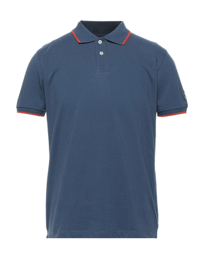 Shop Armata Di Mare Polo Shirts In Slate Blue