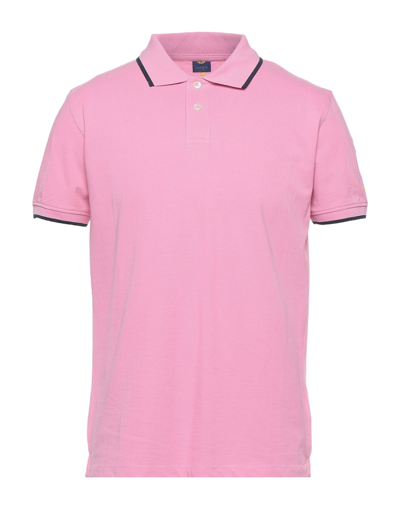 Shop Armata Di Mare Polo Shirts In Pink