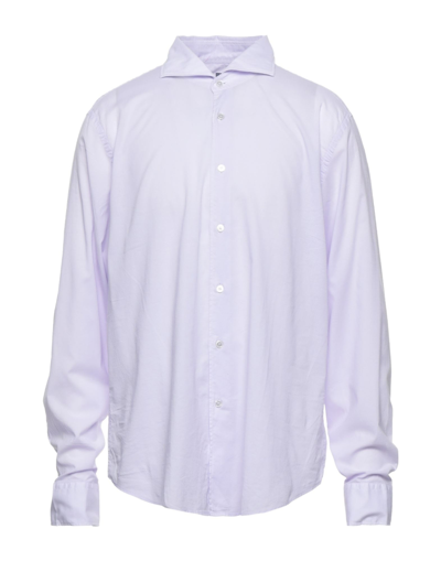 Shop Fedeli Shirts In Lilac