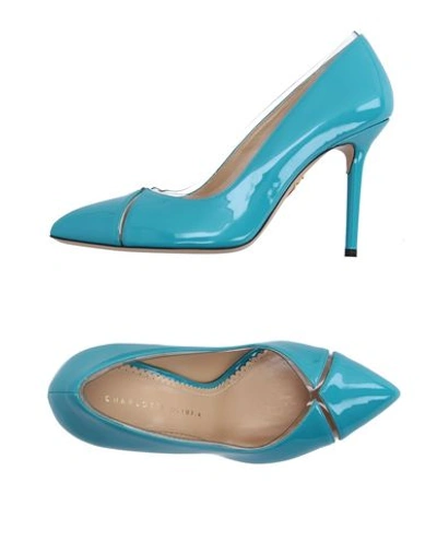 Charlotte Olympia In Turquoise