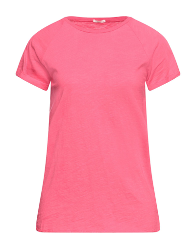Shop Scout Woman T-shirt Fuchsia Size S Cotton In Pink