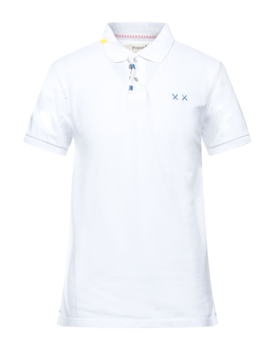 Shop Project E Man Polo Shirt White Size Xl Cotton
