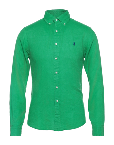 Shop Polo Ralph Lauren Shirts In Green