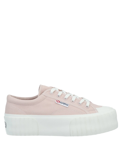Shop Superga Woman Sneakers Light Pink Size 6.5 Textile Fibers