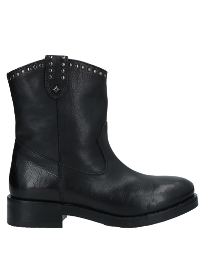 Shop A.testoni Ankle Boots In Black