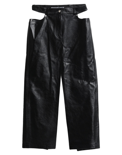Shop Alexander Wang Woman Belt Black Size 0 Bovine Leather, Lambskin