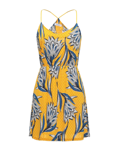 Ash Short Dresses In Yellow