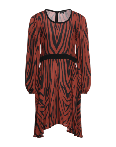 Shop Antonelli Woman Midi Dress Brown Size 10 Viscose