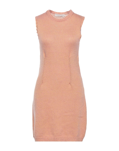Shop L'autre Chose L' Autre Chose Woman Mini Dress Blush Size M Wool, Polyester In Pink
