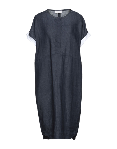 Shop Accuà By Psr Midi Dresses In Dark Blue