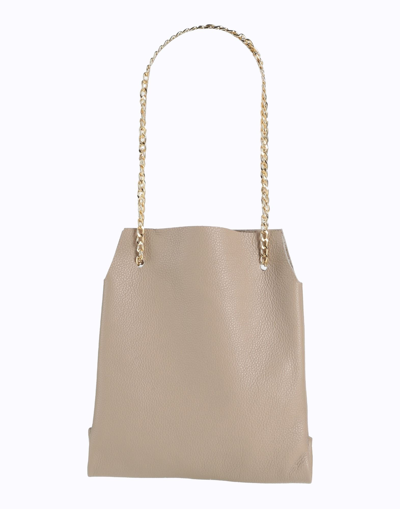 Shop My Choice Woman Handbag Dove Grey Size - Soft Leather
