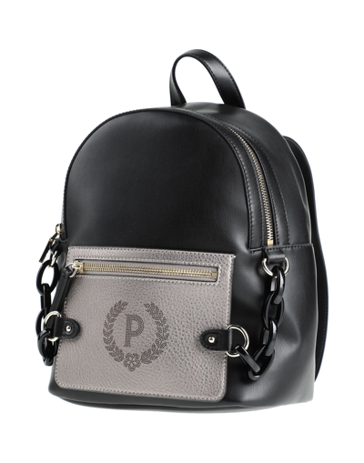 Shop Pollini Backpacks In Black