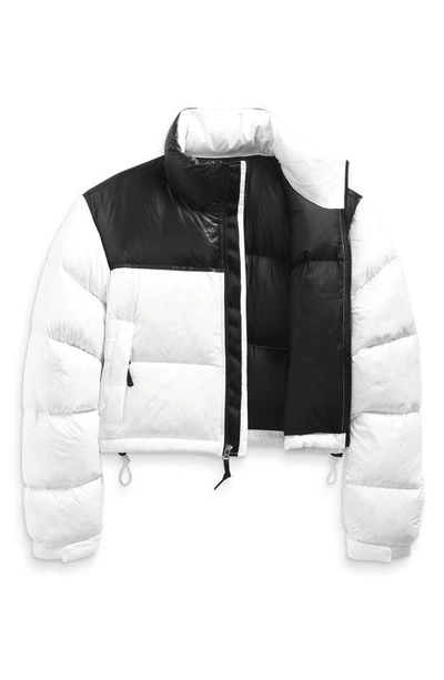 Shop The North Face Nuptse® 700 Fill Power Down Short Jacket In White