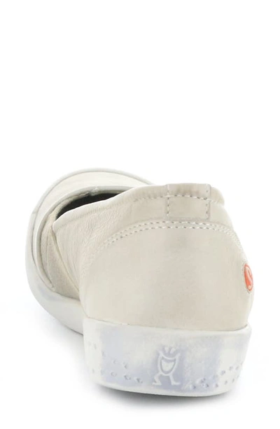 Shop Softinos By Fly London Fly London Ilsa Ballet Flat In 003 Light Grey Washed Leather