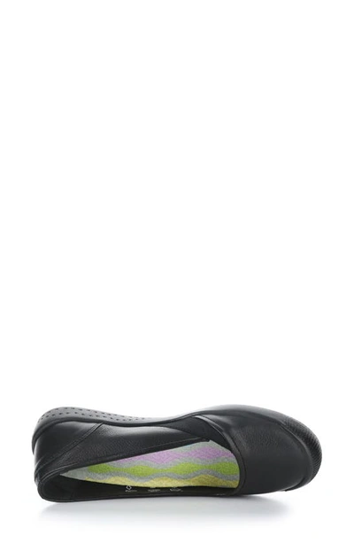 Shop Softinos By Fly London Fly London Ilsa Ballet Flat In 008 Black Smooth Leather