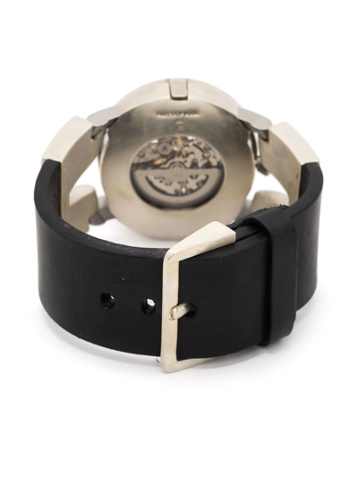 Parts Of Four X Fob Paris #145 Mega Pavé Hyperstrap 46mm In Silber