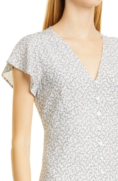 Rails Helena Ditsy Floral Minidress In Blue Garden