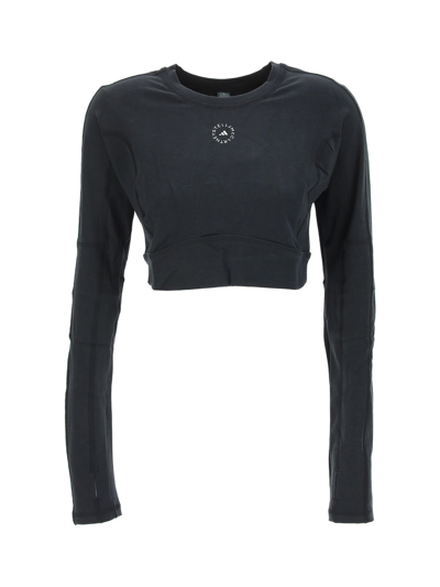 Shop Adidas By Stella Mccartney T-shirts & Vests In Black