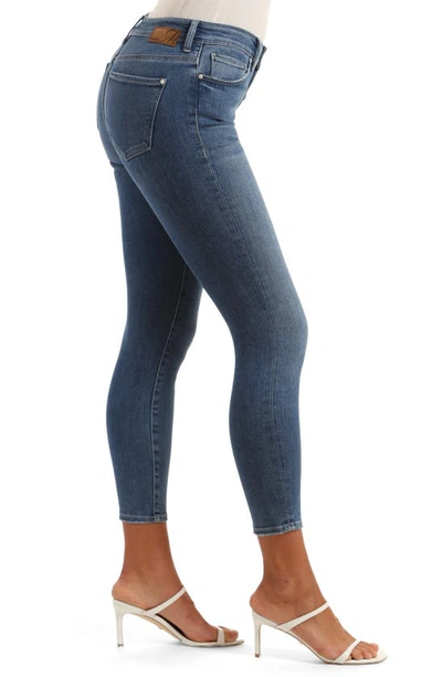 Shop Mavi Jeans Tess High Waist Ankle Skinny Jeans In Light Frayed Hem