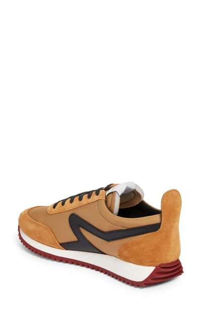 Rag & Bone Retro Recycled Runner Sneakers In Mustard