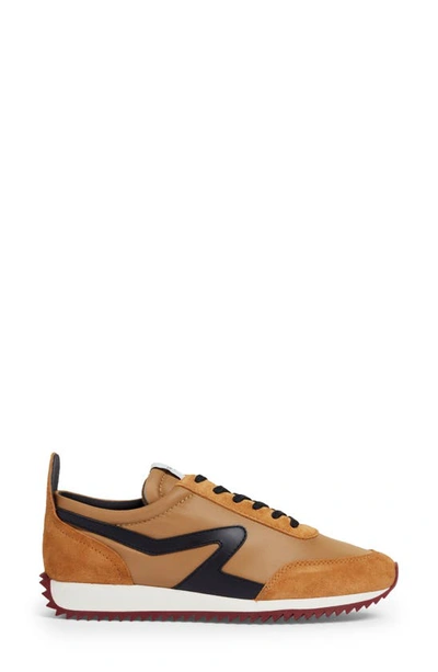 Rag & Bone Retro Recycled Runner Sneakers In Mustard