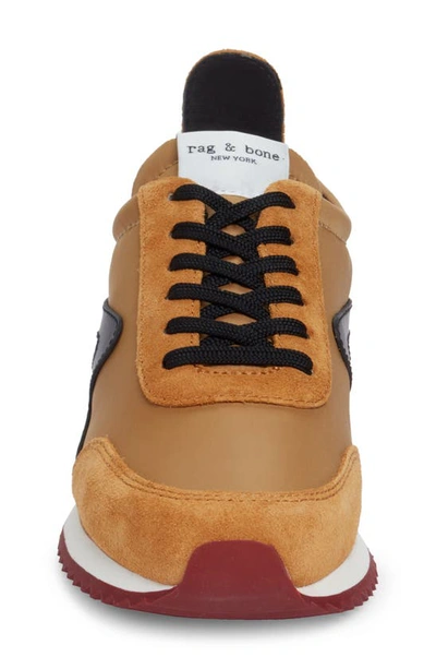 Rag & Bone Retro Recycled Runner Sneakers In Mustard
