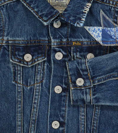 Shop Polo Ralph Lauren Patchwork Denim Jacket In Nolana Wash