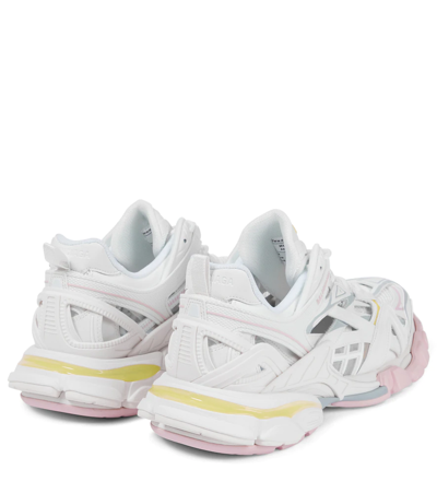 Shop Balenciaga Track Sneakers In Lg Yel/lg Pink/l Blu