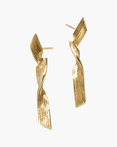 Shop John Hardy Unisex 18k Gold Bamboo Drop Earrings