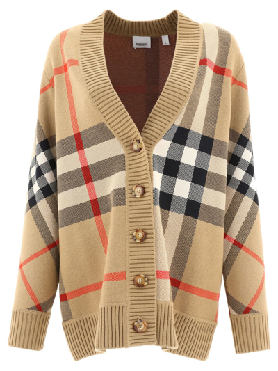 Shop Burberry Women's Beige Other Materials Sweater