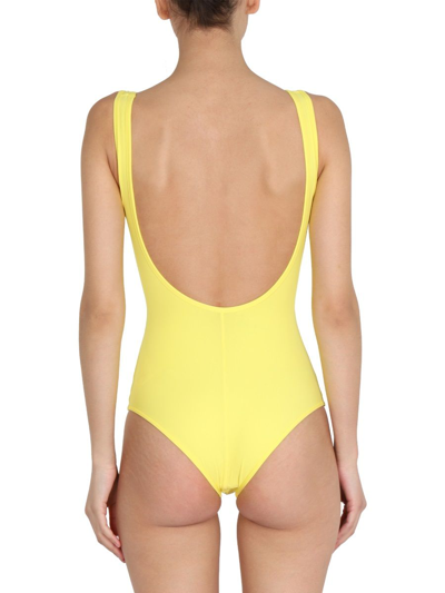 Shop Jil Sander Women's Yellow Other Materials One-piece Suit