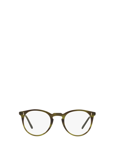 Shop Oliver Peoples Eyeglasses In Emerald Bark