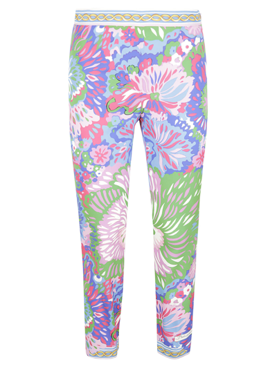 Shop Dolce & Gabbana Printed Trousers In Multicolor