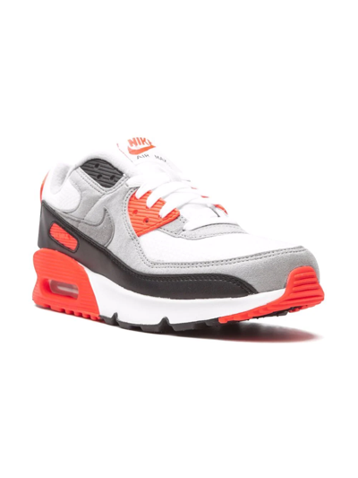 Shop Nike Air Max 90 "infrared 2020" Sneakers In White