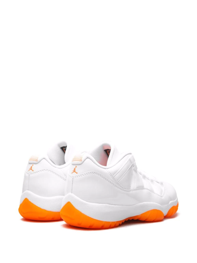 Shop Jordan Air  11 Low "bright Citrus" Sneakers In White