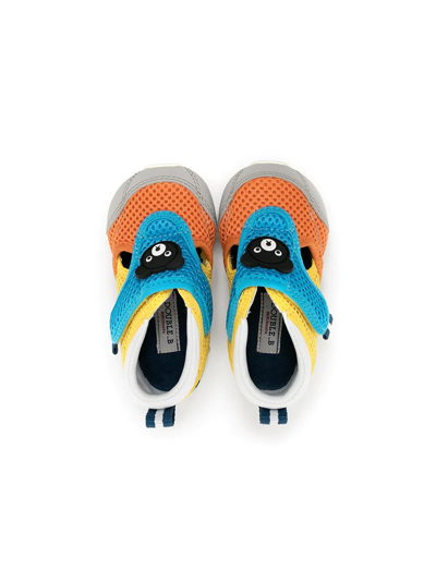 Shop Miki House Bear-patch Sneakers In 87