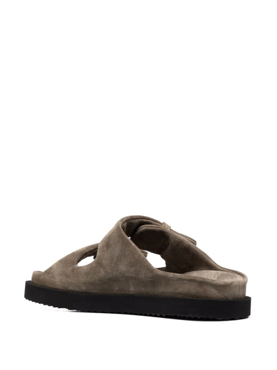 Shop Officine Creative Chora Touch-strap Sandals In Grey