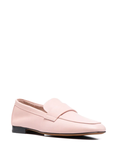 Shop Doucal's Slip-on Calf Leather Loafers In Pink