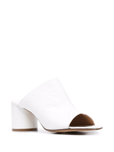 Shop Maison Margiela Tabi Open-toe Sandals In White