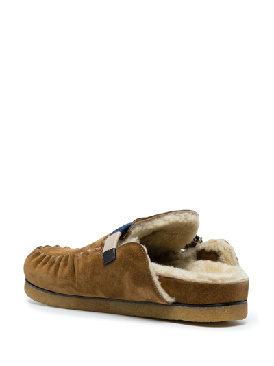 Shop Nick Fouquet Buckle-fastened Suede Sandals In Brown