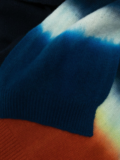 Shop Nick Fouquet Gradient-effect Scarf In Blue