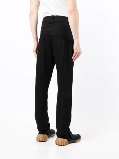 Shop Thom Krom Straight-leg Jeans In Black