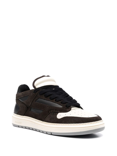 Shop Represent Panelled Lace-up Sneakers In Brown