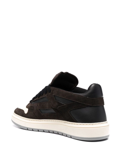 Shop Represent Panelled Lace-up Sneakers In Brown