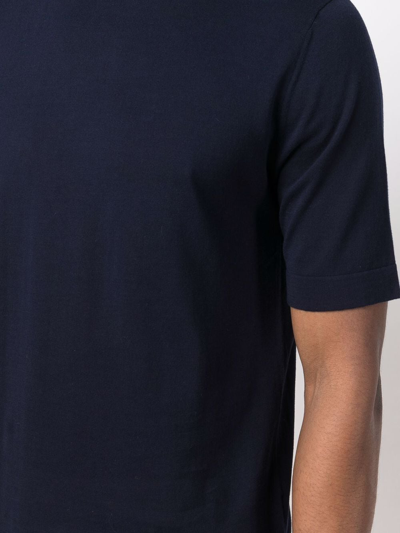 Shop Ballantyne Round-neck T-shirt In Blue